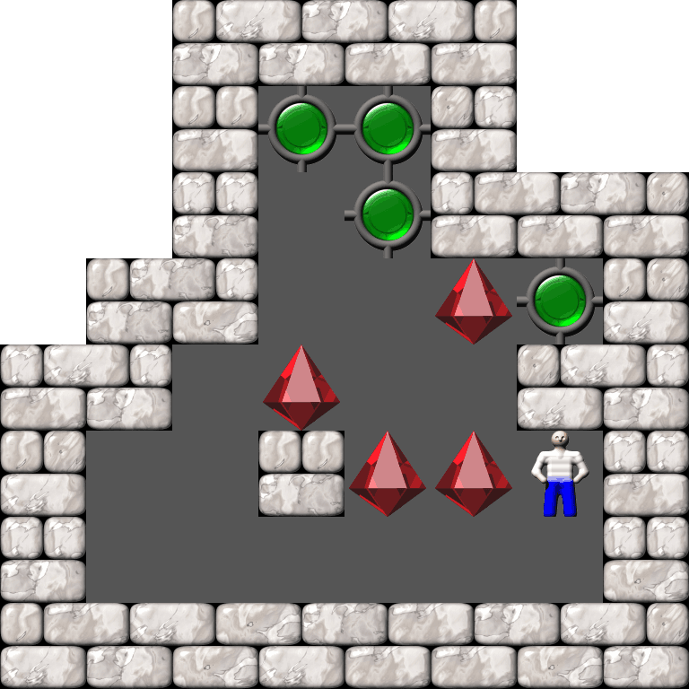 Сокобан Thinking Rabbit Arranged уровень 235